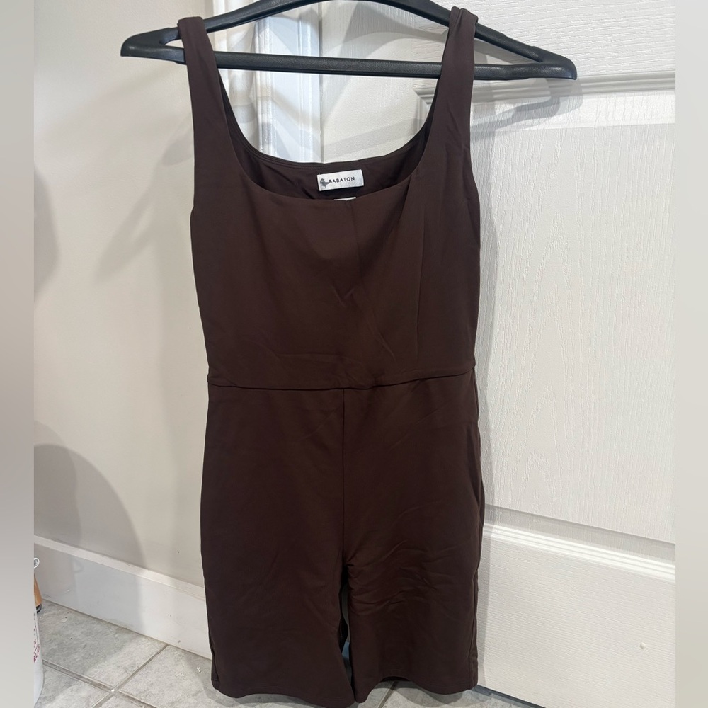 Aritzia Babaton Chocolate Brown one piece